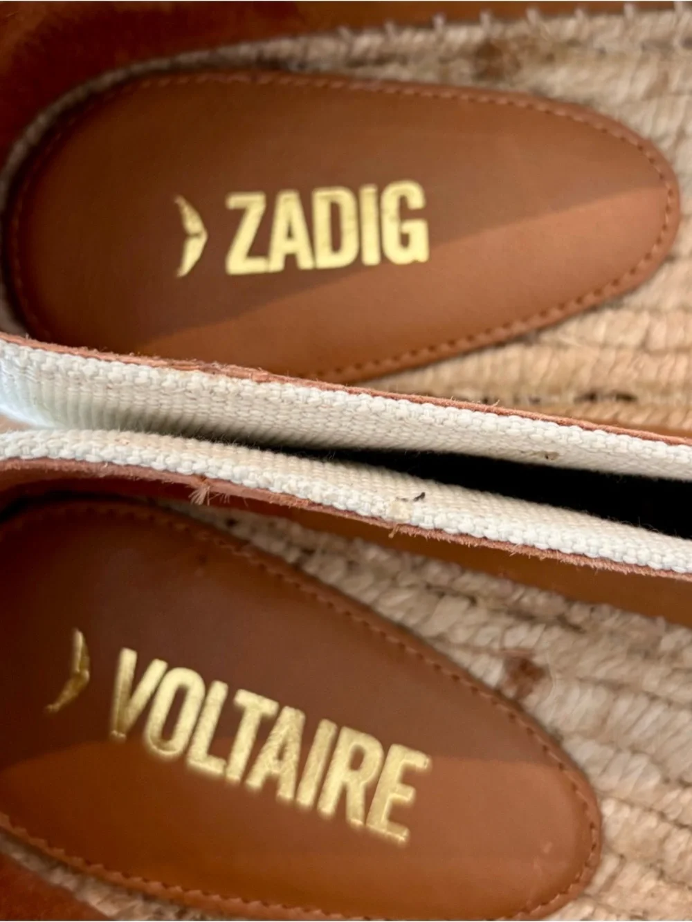 ZADIG & VOLTAIRE Women's City Frayed Espadrille Flat.